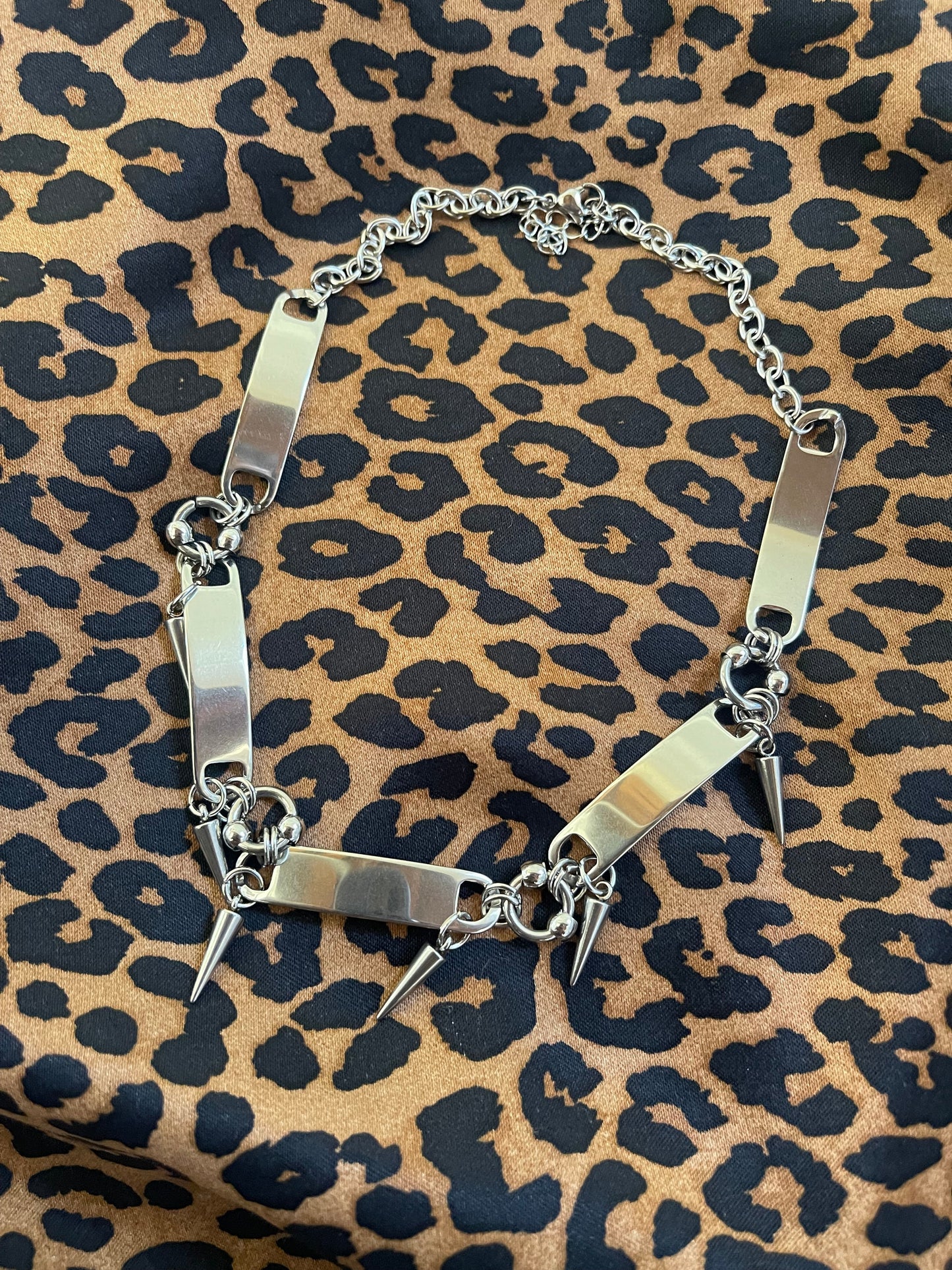 Choker Necklace - Spooky Collection - Silver