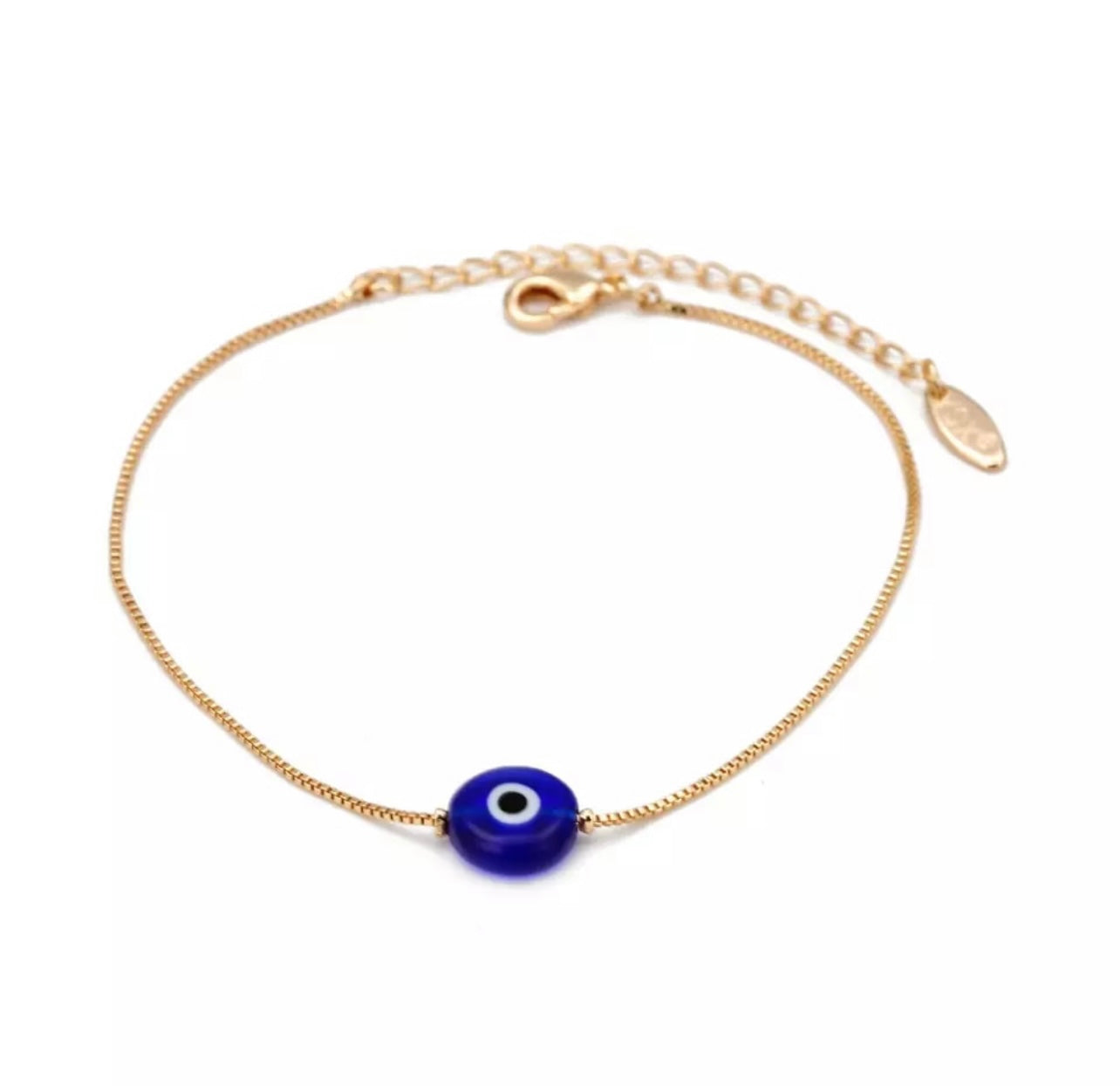 Simple Nazar Bracelet - Gold