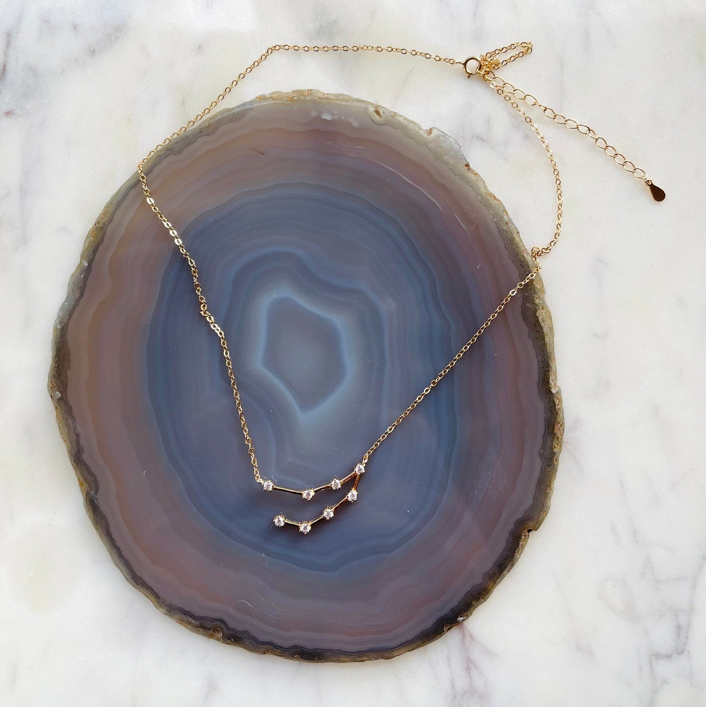Constellation Necklace - Capricorn - Rose Gold