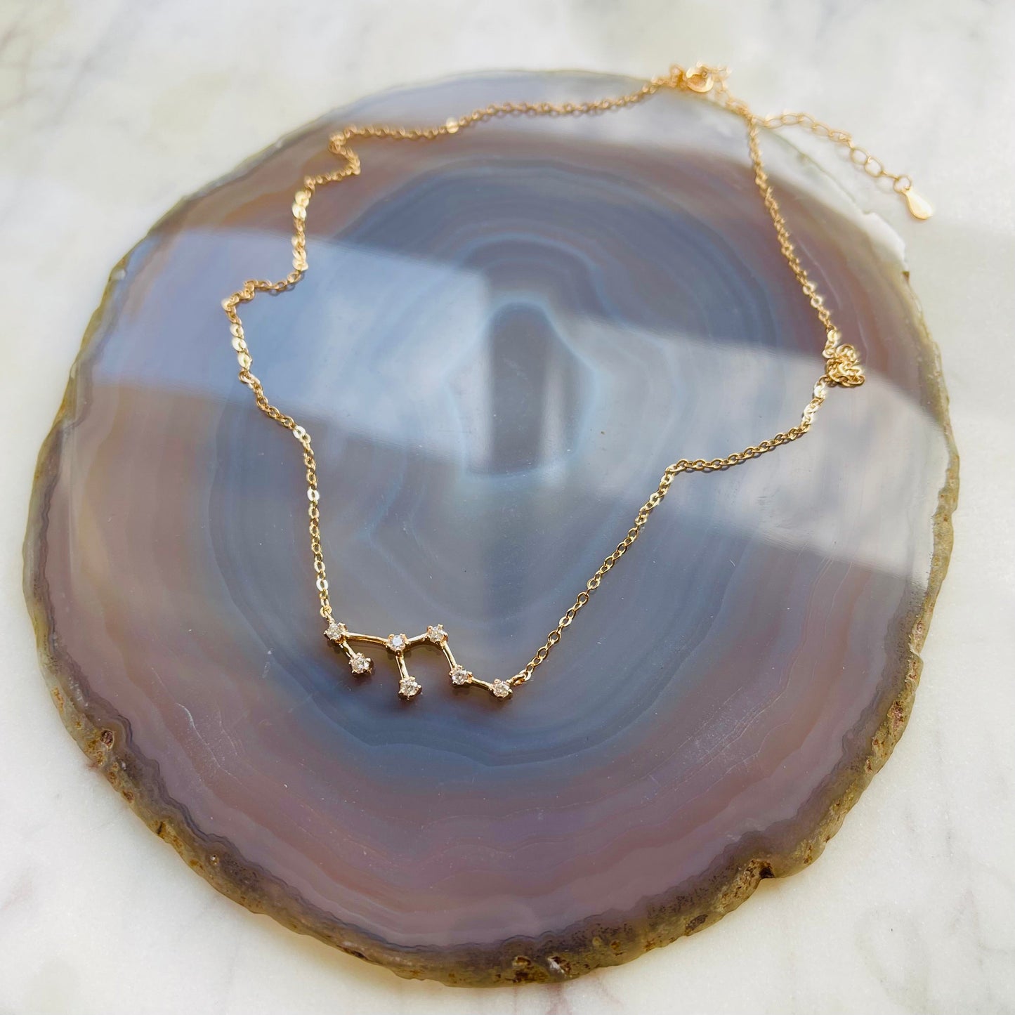 Constellation Necklace - Leo - Rose Gold