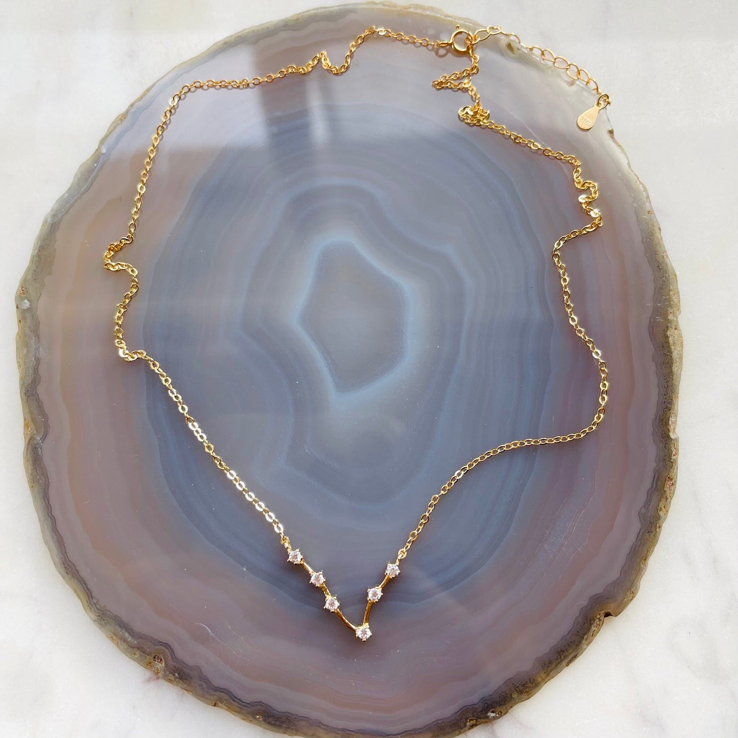 Constellation Necklace - Pisces - Rose Gold