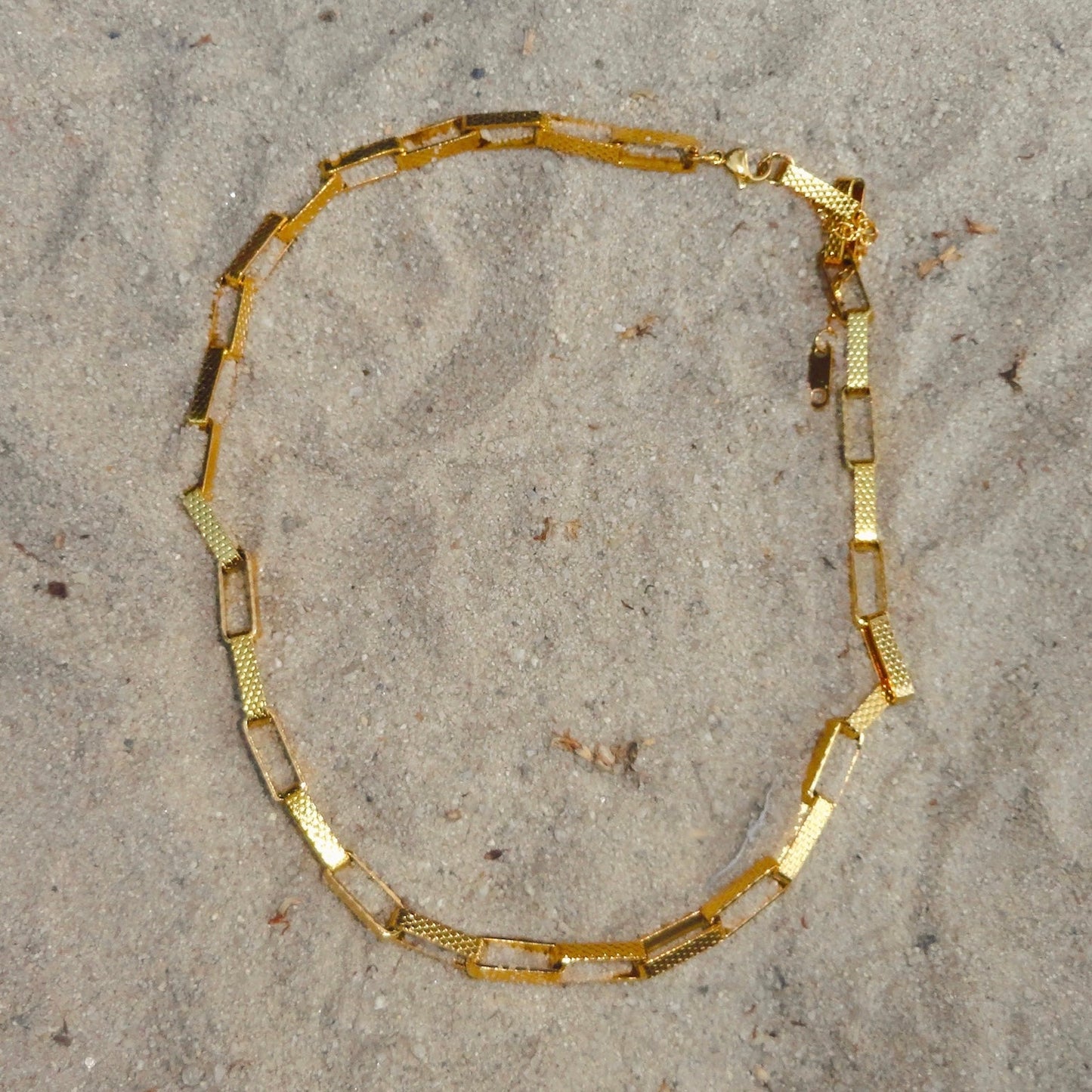 Thick Link Chain Necklace - Gold