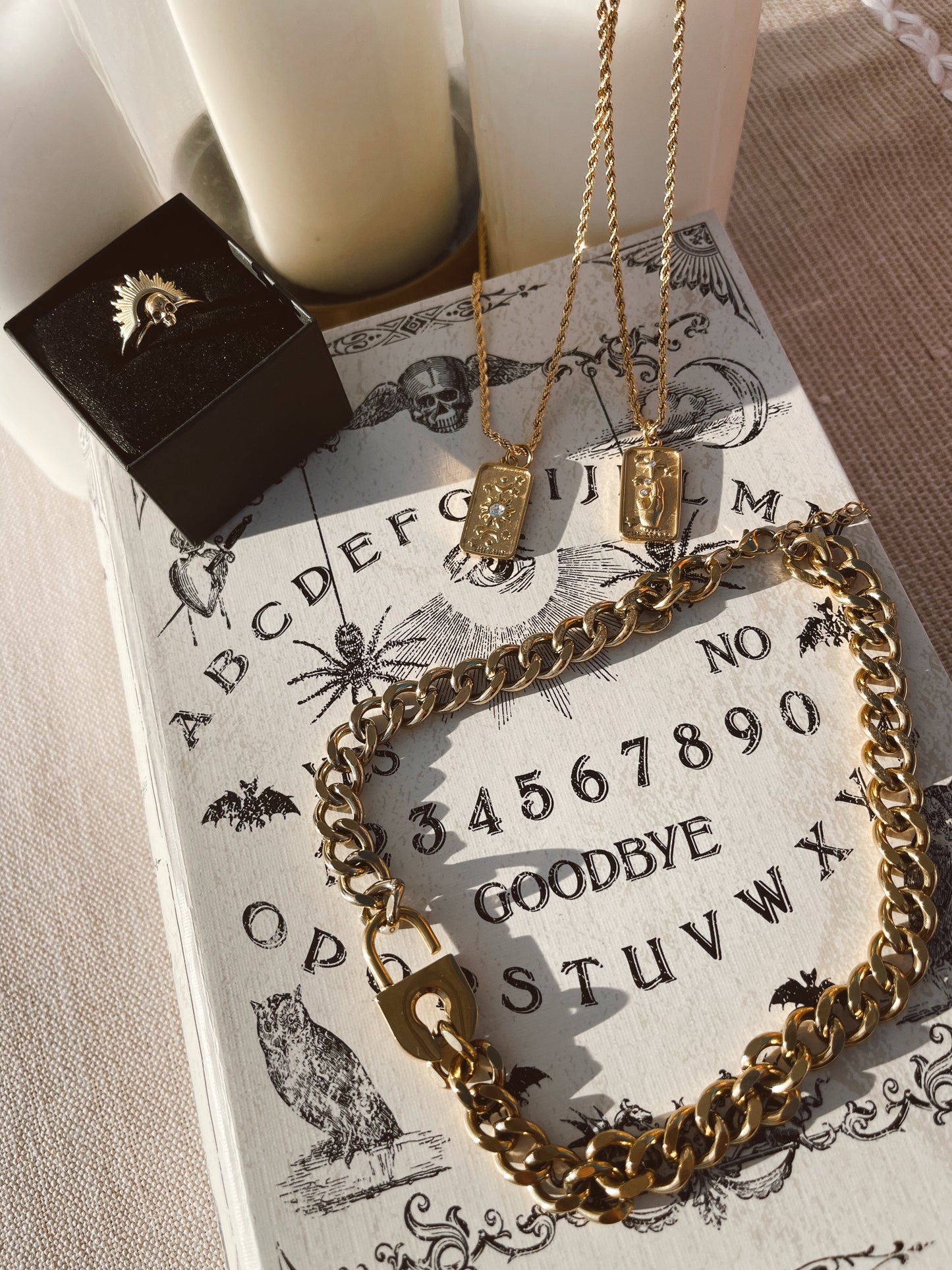 Skull Ring - Spooky Collection - Gold