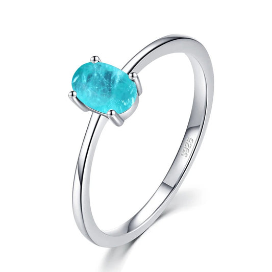 Aquamarine Oval Ring