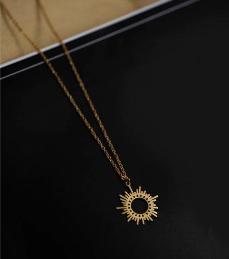 Sun Necklace - Gold