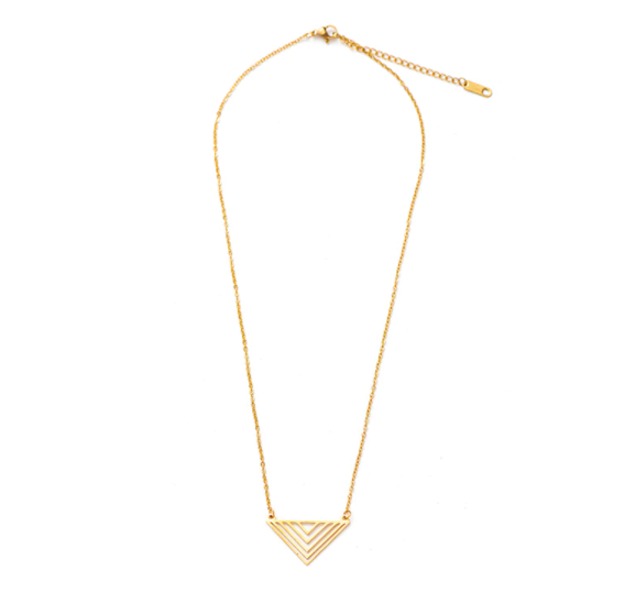 Triangle Necklace - Gold