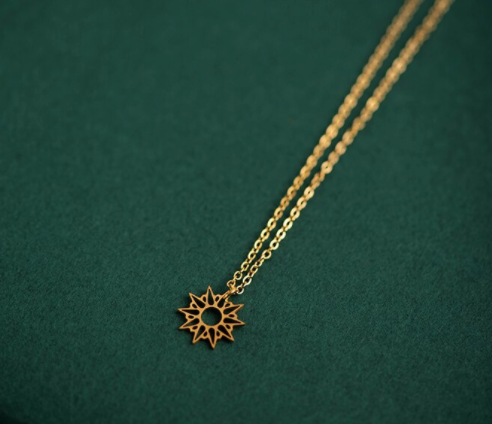Mandala Necklace - Gold