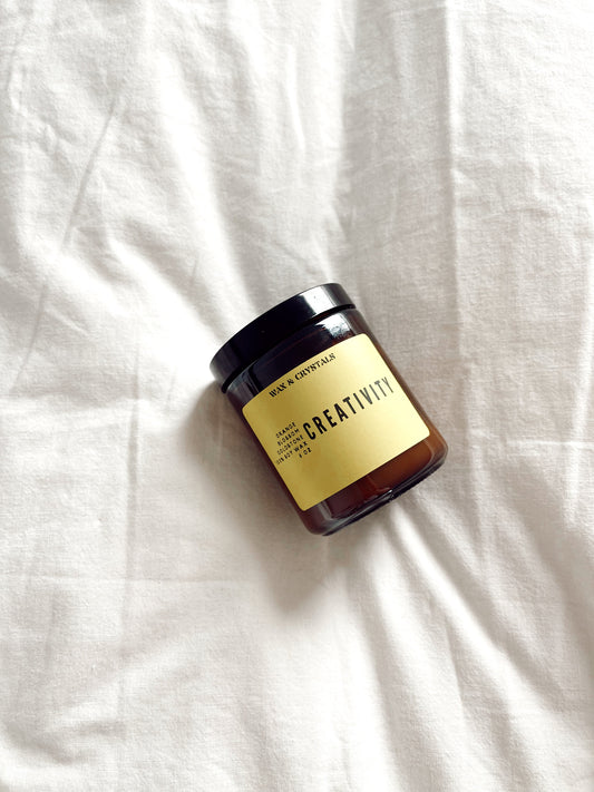 Orange Blossom Scented Creativity Candle