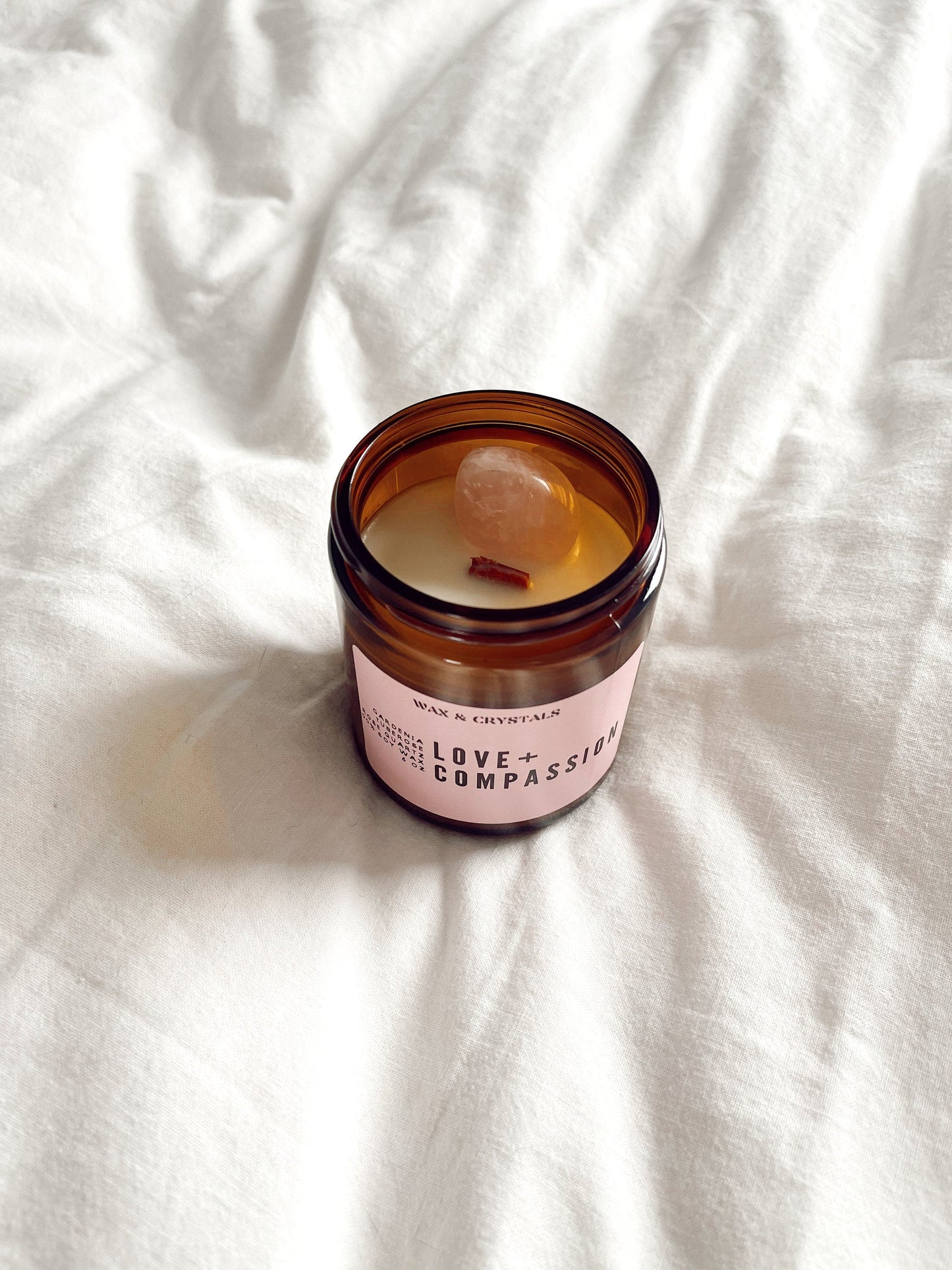 Gardenia Tuberose Scented Love and Compassion Candle