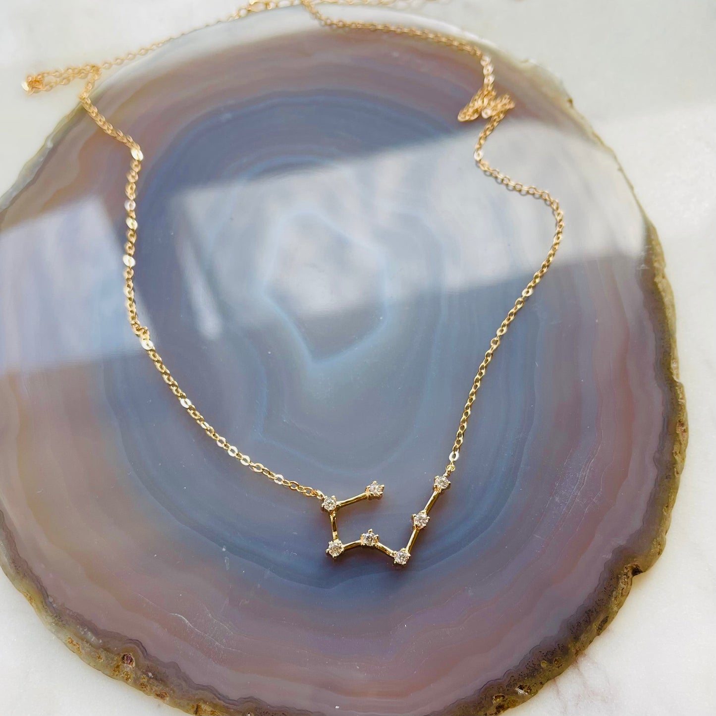 Constellation Necklace - Taurus - Rose Gold