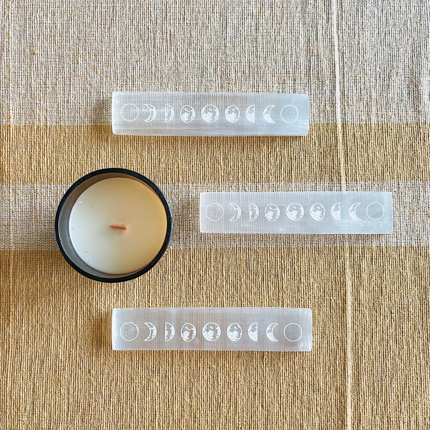 Selenite Moon Blade - Cleansing & Charging