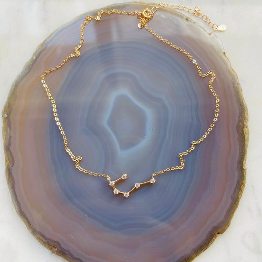 Constellation Necklace - Cancer - Rose Gold