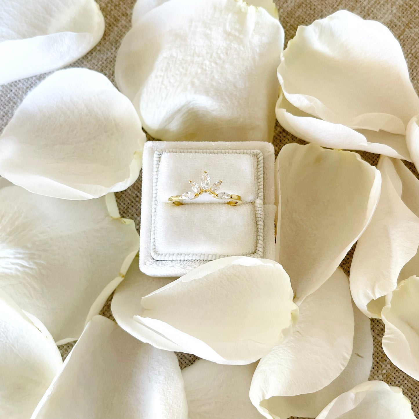 Mandala Ring in Gold - 925 Sterling Silver