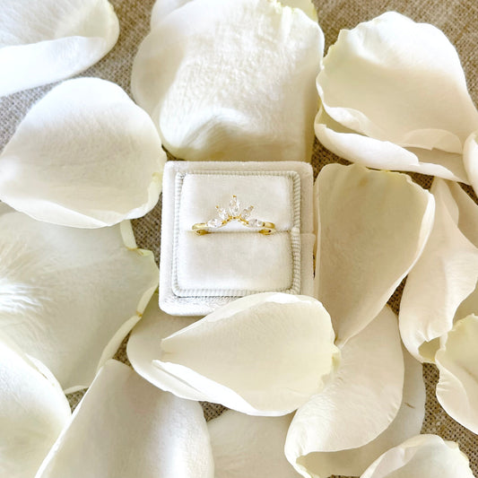 Mandala Ring in Gold - 925 Sterling Silver