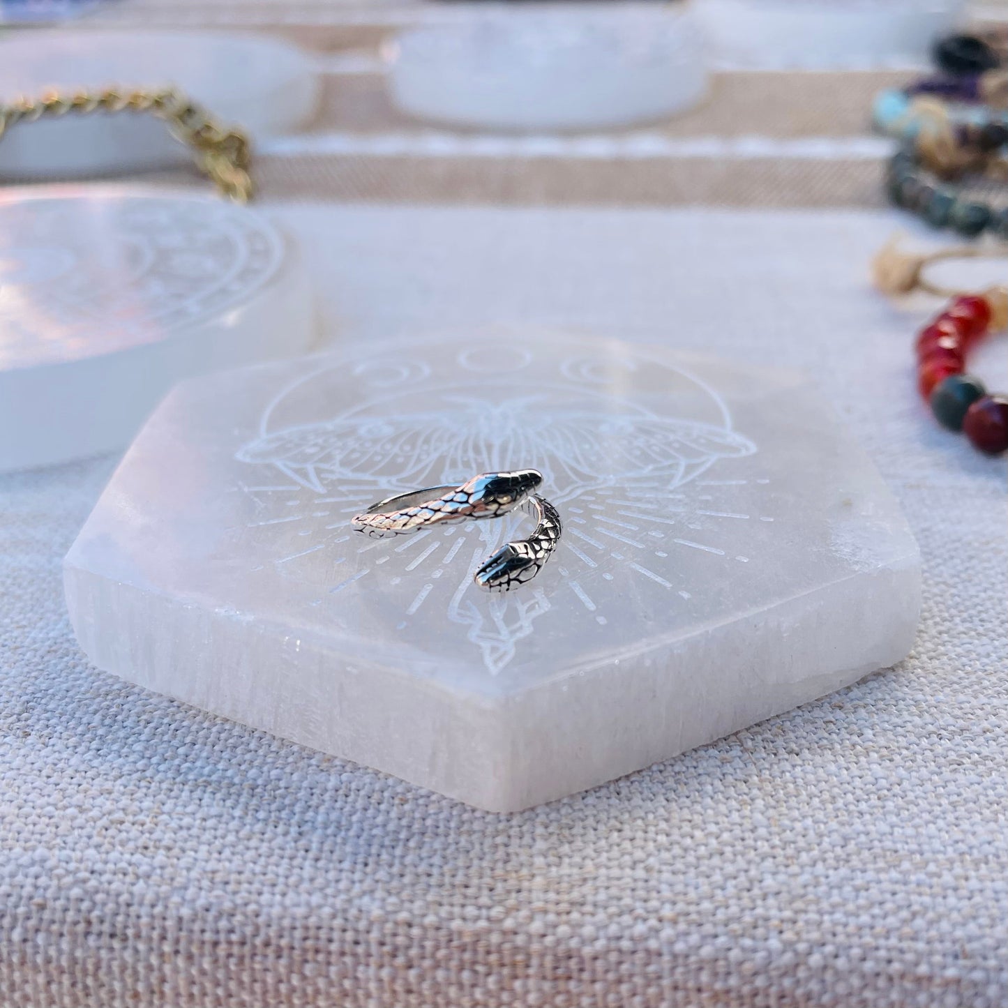 Double Snake Ring - 925 Sterling Silver