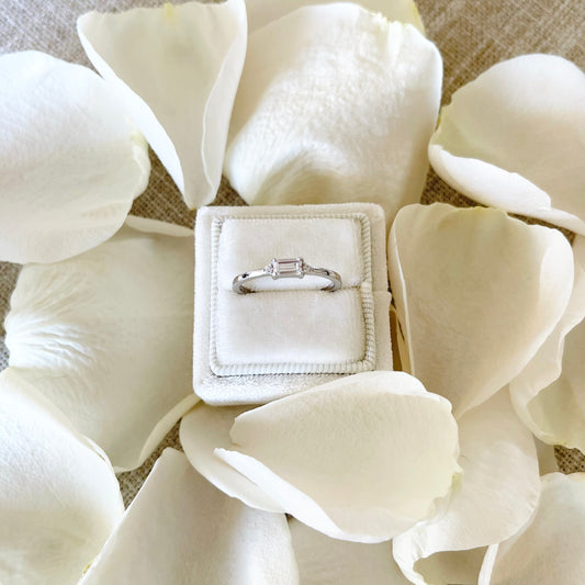 Baguette Cut Ring - 925 Sterling Silver