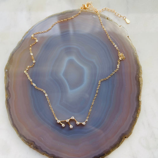 Constellation Necklace - Leo - Rose Gold