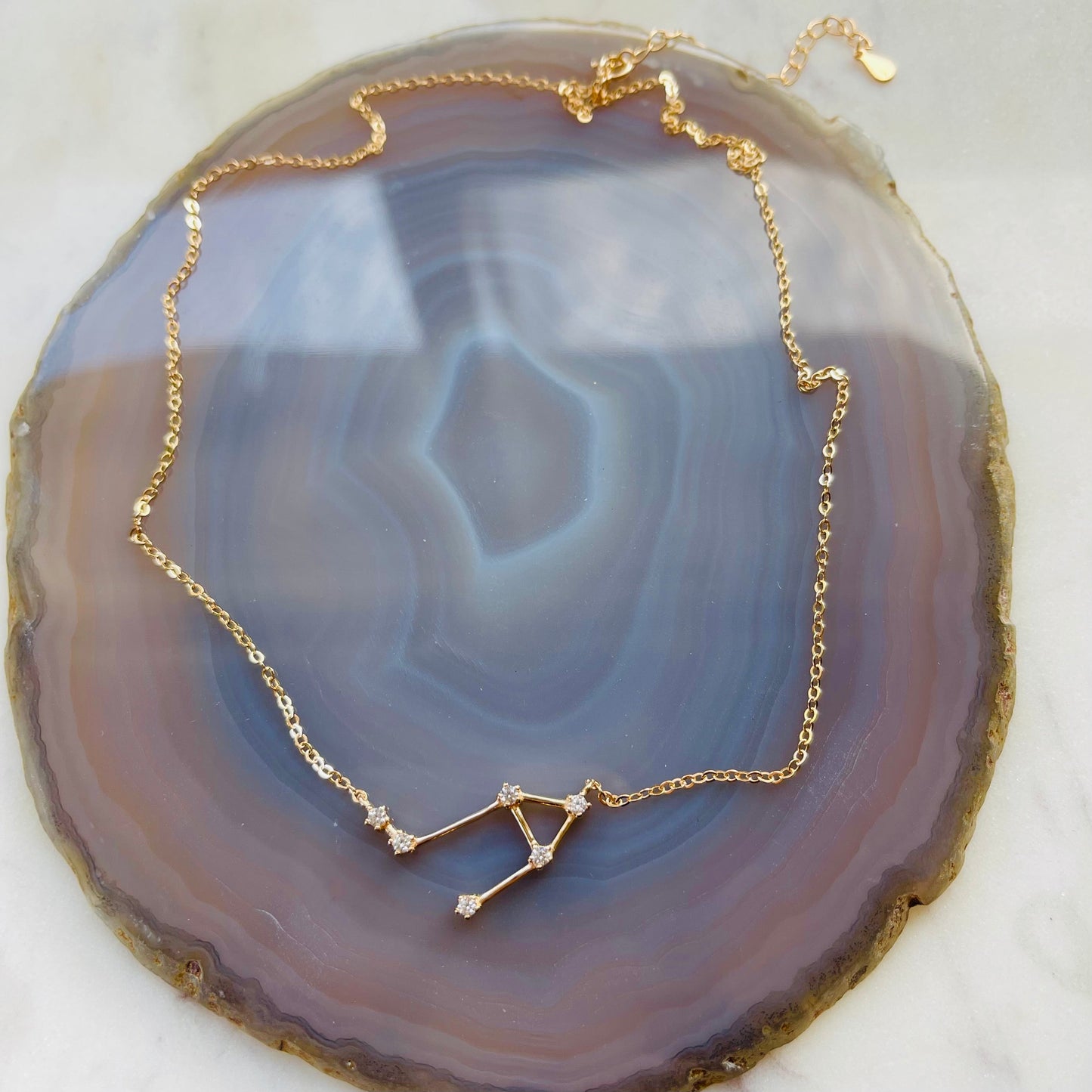 Constellation Necklace - Libra - Rose Gold
